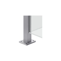 90-градусов ъглов алуминиев стълб отгоре